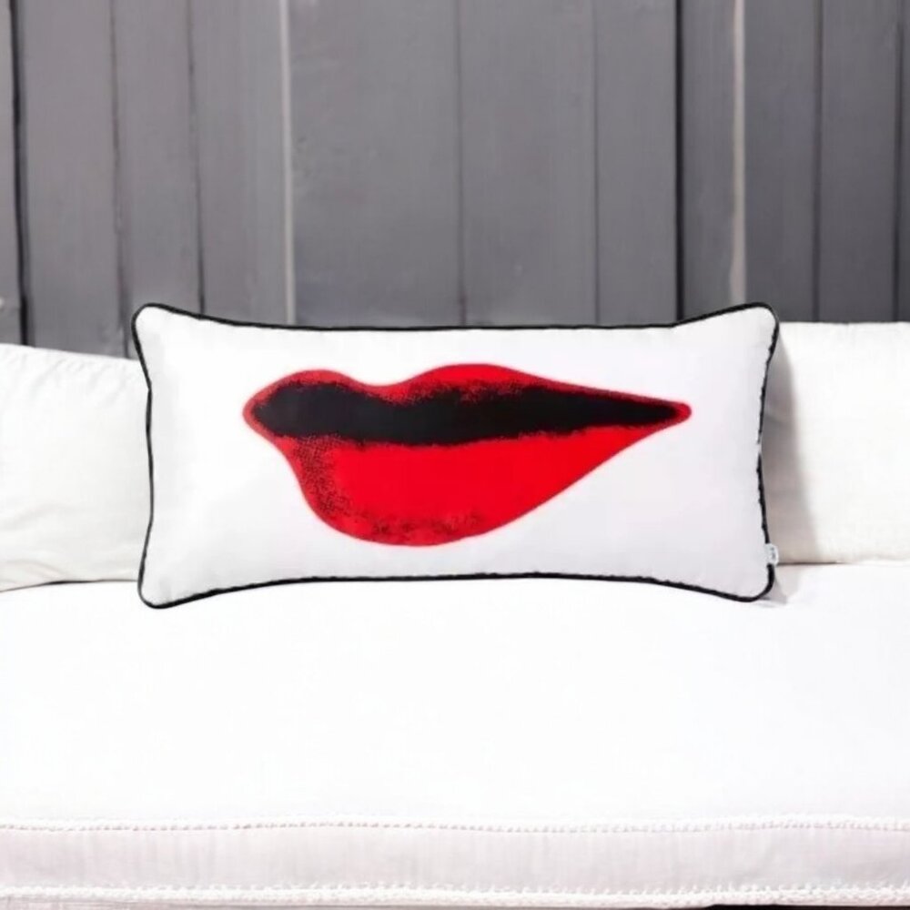 DIANE VON FURSTENBERG Velvet Lip Pillow - Picture 2 of 5